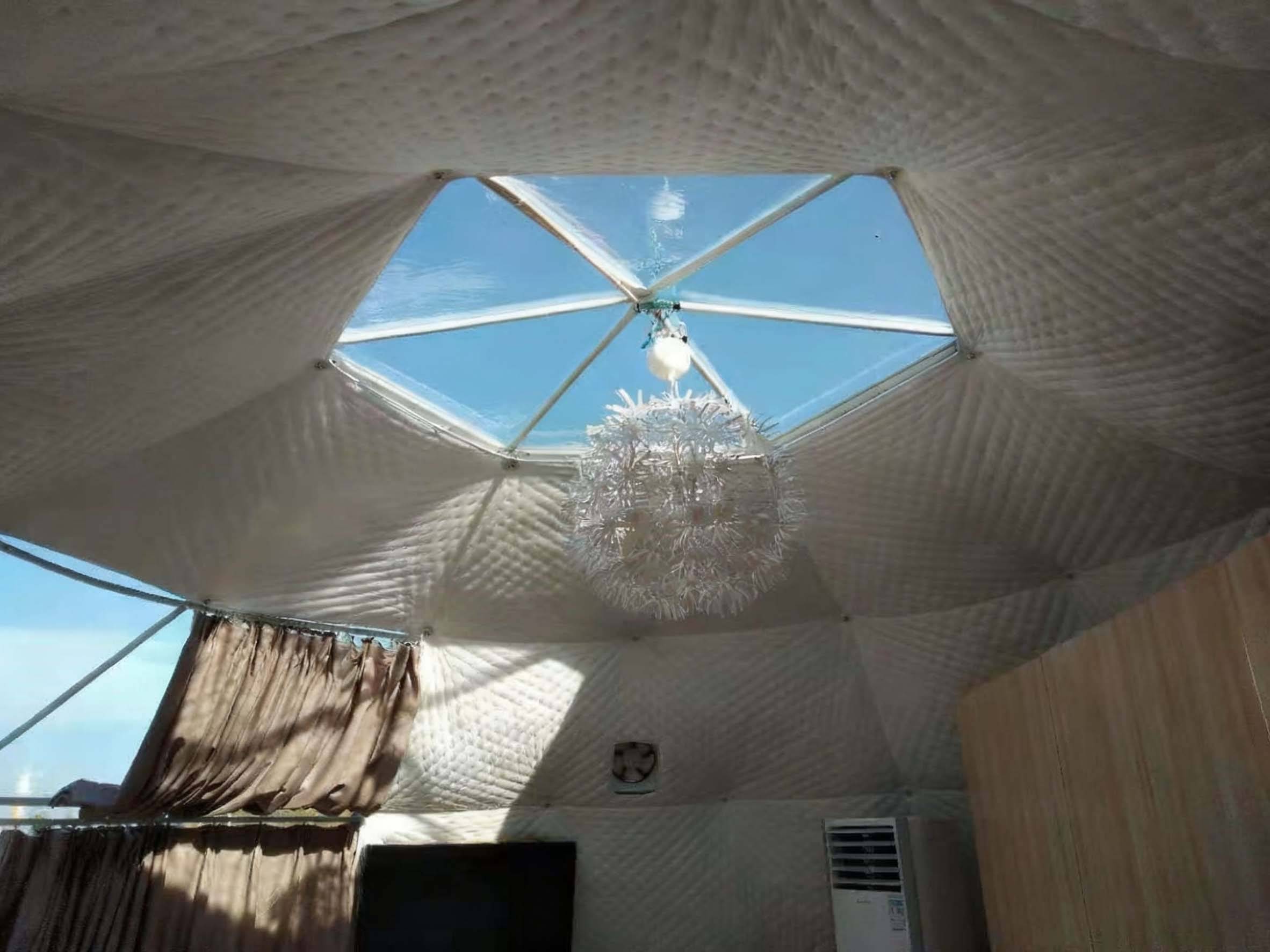 ：星空主题帐篷先驱者透明月球圆球大帐篷全场景覆盖AG真人网TOP佛山好来居金属结构房屋有限公司(图1)